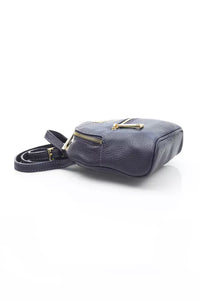 Thumbnail for Elegant Purple Leather Messenger Bag