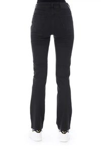 Thumbnail for Elegant Black Cotton Stretch Jeans