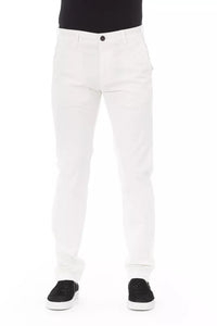 Thumbnail for Elegant White Chino Trousers for Men