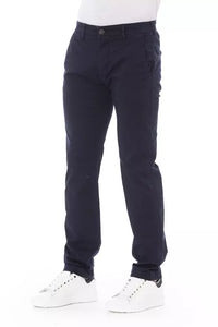 Thumbnail for Elegant Blue Chino Trousers