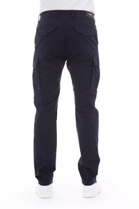 Thumbnail for Chic Blue Cargo Trousers for Men