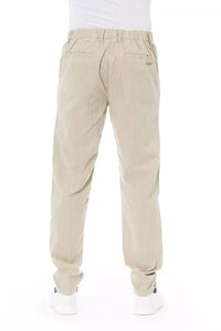 Thumbnail for Elegant Beige Cotton Chino Trousers