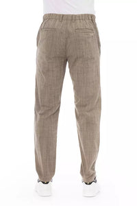 Thumbnail for Elegant Beige Chino Trousers for Men