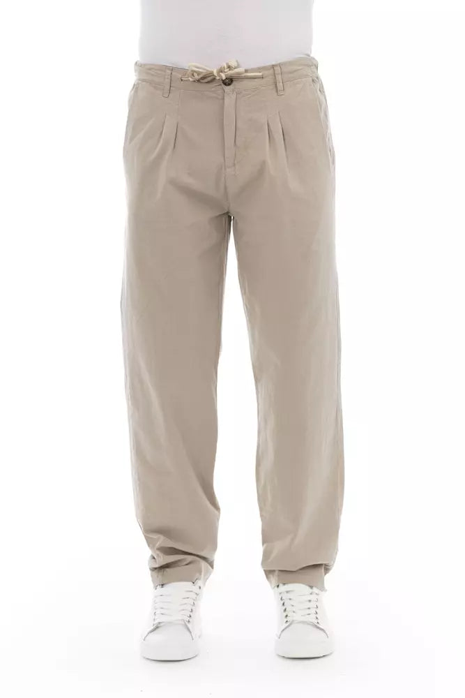 Chic Beige Chino Trousers for Men