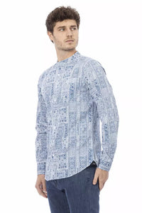 Thumbnail for Elegant Mandarin Collar Cotton Shirt