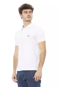 Thumbnail for Chic White Embroidered Polo with Short Sleeves