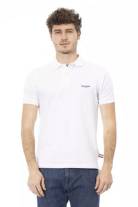 Thumbnail for Chic White Embroidered Polo with Short Sleeves