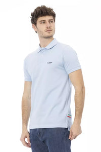 Thumbnail for Elegant Light Blue Cotton Polo Shirt