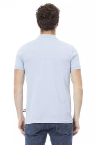 Thumbnail for Elegant Light Blue Cotton Polo Shirt