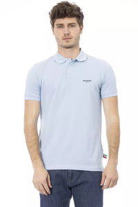 Thumbnail for Elegant Light Blue Cotton Polo Shirt