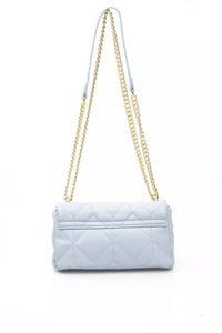 Thumbnail for Elegant Light Blue Shoulder Bag with Golden Accents