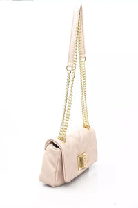 Thumbnail for Chic Pink Shoulder Bag with Golden Accents