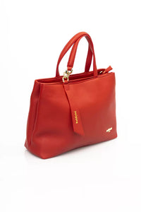 Thumbnail for Elegant Red Shoulder Bag with Golden Accents