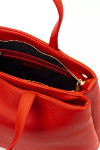 Thumbnail for Elegant Red Shoulder Bag with Golden Accents