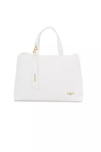 Thumbnail for Elegant White Shoulder Bag with Golden Accents