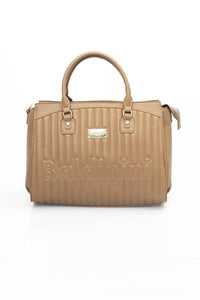 Thumbnail for Beige Golden Detail Shoulder Bag