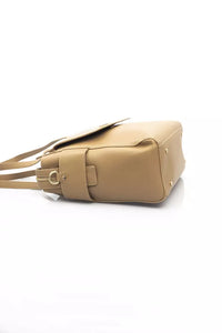 Thumbnail for Elegant Beige Shoulder Bag With Golden Accents