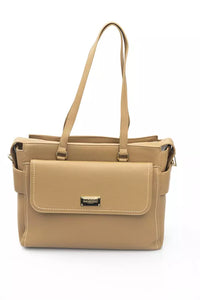 Thumbnail for Elegant Beige Shoulder Bag With Golden Accents