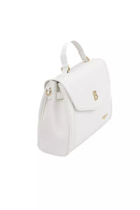 Thumbnail for Elegant White Shoulder Bag with Golden Accents