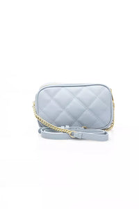 Thumbnail for Elegant Light Blue Shoulder Bag with Golden Accents