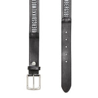 Thumbnail for Sleek Black Calfskin Leather Belt
