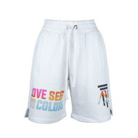 Thumbnail for Chic Drawstring Cotton Shorts in White