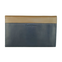 Thumbnail for Sleek Blue and Beige Leather Wallet