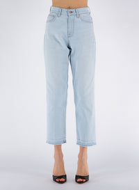 Thumbnail for Chic High-Waist Jeans for Sophisticated Elegance