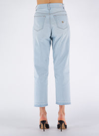 Thumbnail for Chic High-Waist Jeans for Sophisticated Elegance