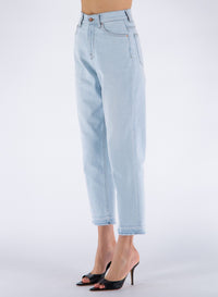 Thumbnail for Chic High-Waist Jeans for Sophisticated Elegance