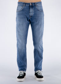 Thumbnail for Elegant Medium Wash Men's Cotton Jeans