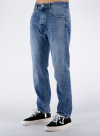 Thumbnail for Elegant Medium Wash Men's Cotton Jeans