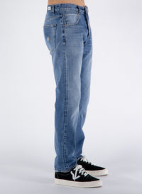 Thumbnail for Elegant Medium Wash Men's Cotton Jeans