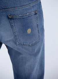 Thumbnail for Elegant Medium Wash Men's Cotton Jeans