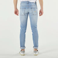 Thumbnail for Chic Light Blue Slim Fit Denim