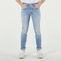 Thumbnail for Chic Light Blue Slim Fit Denim
