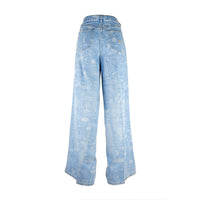 Thumbnail for Chic Wide Leg Printed Jeans