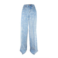 Thumbnail for Chic Wide Leg Printed Jeans