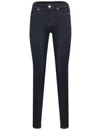 Thumbnail for Chic Dark Blue Slim Fit Stretch Jeans