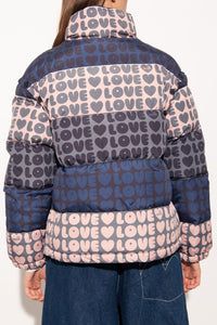 Thumbnail for Chic Multicolor Logo-Print Jacket