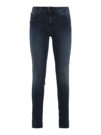 Thumbnail for Chic Medium Blue Slim Stretch Jeans