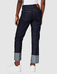 Thumbnail for Chic Cotton Denim Jeans with Fleece Accent