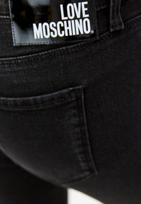 Thumbnail for Elegant Black Stretch Slim Jeans