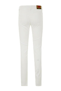 Thumbnail for Chic White Cotton Blend Denim