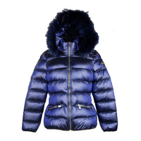 Thumbnail for Chic Blue Yes Zee Jacket with Murmasky Fur