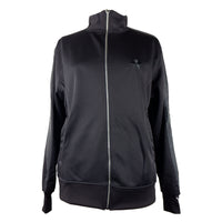 Thumbnail for Chic Zippered Sweatshirt with Chest Logo