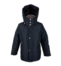 Thumbnail for Elegant Black Jacket with Removable Hood