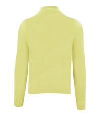 Thumbnail for Elegant High Neck Yellow Cashmere Sweater