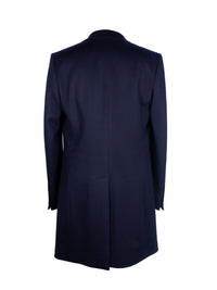 Thumbnail for Elegant Blue Virgin Wool Coat