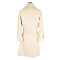 Thumbnail for Elegant Wool Vergine Beige Women's Coat